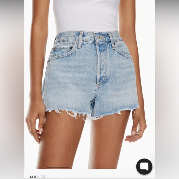 Agolde Parker Shorts Size 24 - Picture 1 of 6